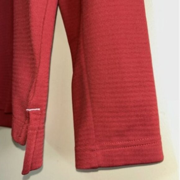 Nike Dry Fit Red Long Sleeve Men's Shirt Size Medium Sideline - Picture 6 of 9